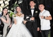 Khung hình cực hot: Văn Hậu - Hải My sánh vai Quang Hải - Chu Thanh Huyền, hai nàng WAG so kè nhan sắc