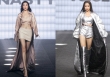 Ngọc Châu - Lệ Hằng mặc áo choàng quét đất, catwalk đầy quyền lực 
