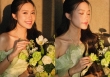 Doãn Hải Mỹ khoe nhan sắc ngọt ngọt, lộ xương quai xanh quyến rũ khi tạo dáng bên hoa