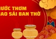 Bao sái bàn thờ là gì? Dùng nước gì để bao sái bàn thờ mới đúng?