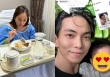 Nữ hoàng dancesport Khánh Thi sang Singapore chữa bệnh, Phan Hiển động viên vợ từ xa