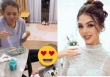 Vợ mẫu Tây của Bùi Tiến Dũng lộ diện mạo kém sắc, mắt thâm quầng khi ở nhà chăm con, quá khác biệt với khi lên sàn catwalk
