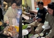 Quang Hải lái Mercedes đưa Chu Thanh Huyền về quê nướng hải sản, quây quần bên mâm cơm gia đình ngày cuối năm