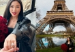 Quỳnh Thư khoe nhẫn kim cương khủng, được bạn trai cầu hôn trên tháp Eiffel sau 1 năm yêu