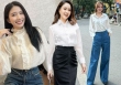 Mặc đẹp không khó với 10 cách diện áo sơ mi trắng từ dàn mỹ nhân phim VTV