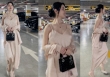 Chu Thanh Huyền diện váy sexy, xách túi trăm triệu thả dáng trong hầm xe, gây chú ý với 2 giây hớ hênh khoe vòng một lấp ló