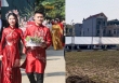 Quang Hải tổ chức đám cưới tại hai địa điểm, dựng rạp siêu hoành tráng ở sân vận động