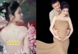 Chu Thanh Huyền khoe lưng trần gợi cảm, không ngại lộ khuyết điểm trong hậu trường chụp ảnh bầu cùng Quang Hải