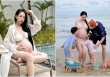 Đăng ảnh cả nhà đi du lịch cực dễ thương, con gái đại gia Minh Nhựa gây trầm trồ vì bụng bầu to không một vết rạn