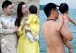 Ái nữ hoa hậu Đỗ Mỹ Linh lần đầu lộ diện công khai cùng chủ tịch CLB Hà Nội