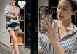 Doãn Hải My - vợ Văn Hậu khoe đôi chân dài nuột nà cùng vóc dáng thon thả, chuẩn 'gái một con trông mòn con mắt'