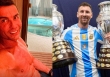 Ronaldo có bài đăng đầu tiên giữa lúc Messi khoe cúp vô địch Copa America, trở thành cầu thủ có nhiều danh hiệu nhất lịch sử