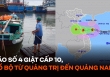 Bão số 4 giật cấp 10 lao nhanh vào đất liền, chiều nay đổ bộ từ Quảng Trị đến Quảng Nam 
