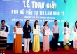 Trao giải Cuộc thi phụ nữ khởi nghiệp cấp Vùng miền Trung năm 2024