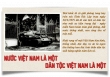 Nước Việt Nam là một, dân tộc Việt Nam là một