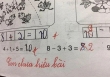 Học sinh tiểu học làm phép tính '8-3+3=8' bị cô gạch đỏ và sửa lại thành 2, cả cõi mạng dậy sóng