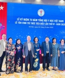 Lãnh đạo Hội nữ Trí Thức Việt Nam tham dự Lễ kỷ niệm 70 năm thành lập  Hội Tổng hội Y học Việt Nam