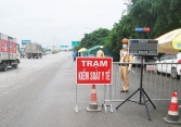 Nhiều tỉnh, thành miền Tây lập chốt đo thân nhiệt trên quốc lộ