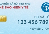 Mẫu thẻ bảo hiểm y tế gắn chip khi nào được áp dụng?