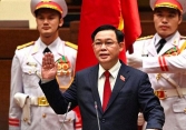 Video clip tân Chủ tịch Quốc hội Vương Đình Huệ tuyên thệ nhậm chức