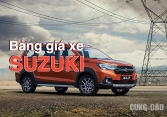 Bảng giá ô tô Suzuki năm 2021 cập nhật mới nhất