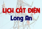 Lịch cúp điện Long An từ ngày 9/5 đến 15/5/2021