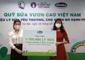 Vinamilk và quỹ sữa vươn cao Việt Nam 2021 trao tặng 1,7 triệu ly sữa hỗ trợ trẻ em khó khăn giữ dịch covid-19