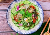 Cách làm gỏi dưa leo khô cá sặc đơn giản mà cực ngon
