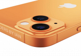 iPhone 13 bất ngờ xuất hiện màu cam đẹp lạ, camera xếp chéo