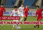 Kênh truyền hình nào trực tiếp trận đấu giữa tuyển Việt Nam và Indonesia?