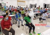 5.000 lao động tại Bình Phước tạm dừng công việc khi 1 công nhân dương tính với COVID-19