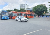 Cảnh sát giao thông Bình Thuận vào TP.HCM đón dân về quê tránh dịch