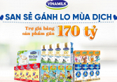 Vinamilk triển khai chương trình trợ giá mùa dịch tới gần 170 tỷ đồng