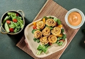 Món ngon mỗi ngày: Hoành thánh hoa hồng
