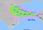 Bão Conson cách quần đảo Hoàng Sa 780km, diễn biến phức tạp