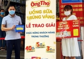 Sữa đặc Ông Thọ mừng sinh nhật 45 năm với cơn mưa vàng đã đến với nhiều khách hàng may mắn