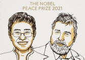 Nobel Hòa bình 2021 vinh danh hai nhà báo điều tra Maria Ressa và Dmitry Muratov