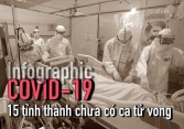 Tỉnh, thành nào tại Việt Nam chưa có ca tử vong vì COVID-19?