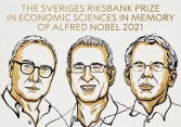 Giải Nobel Kinh tế 2021 được trao cho ba nhà kinh tế người Mỹ