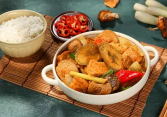 Món ngon mỗi ngày: Chuối đậu kho tương sả
