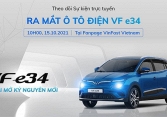 VinFast ra mắt ô tô điện VF e34 lúc 10h hôm nay