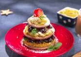 Món ngon mỗi ngày: Pancake socola giáng sinh
