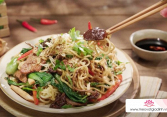Món ngon mỗi ngày: Mì EFU xào nấm trà
