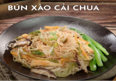 Món ngon mỗi ngày: Bún xào cải chua
