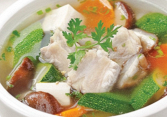 Món ngon mỗi ngày: Canh mọc bí ngòi

