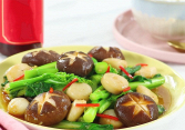 Món ngon mỗi ngày: Cải ngồng xào nấm
