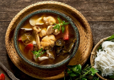 Món ngon mỗi ngày: Canh nấm gà lá giang
