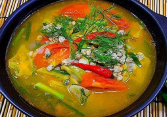 Món ngon mỗi ngày: Canh hến kim chi
