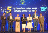 Diamond Lotus Riverside của Phúc Khang Corporation được vinh danh Top 5 dự án công trình xanh thông minh tốt nhất năm 2021