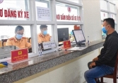 Người dân có thể đăng ký biển số xe máy tại công an phường, xã